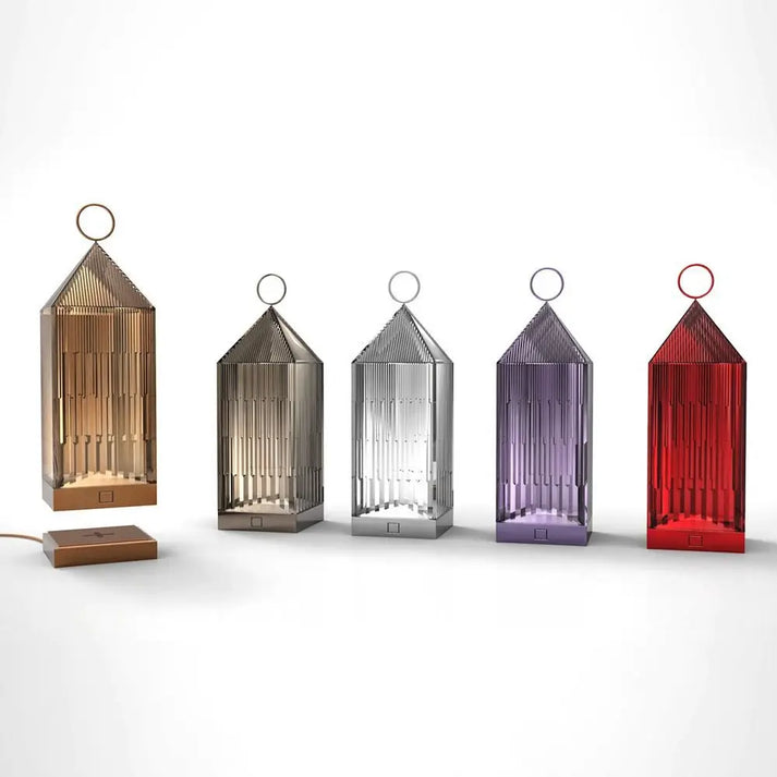 Carvallo Kristall-taklampa | Dimbar LED-ljus | USB-laddningsbar & trådlös | För inomhus & utomhus Carvallo