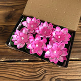 Carvallo Lotuslampa LUMILYA | LED Vattensensor | Varmvitt ljus | För damm, trädgård & fester Carvallo