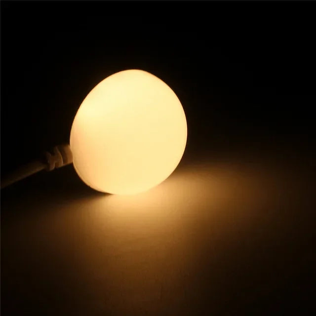 Carvallo USB Magnetlampa | 3W & 5W varianter | Bärbar LED-lampa med strömbrytare | Magnetfot & 3M tejp | För laptop, powerbank & mer Carvallo