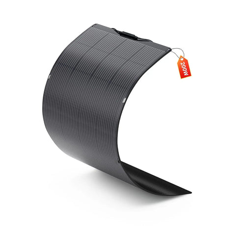 Carvallo Solpanel SunWave Pro | 100 W / 200 W | IP68 Vattentät | Ultralätt & Flexibel | För Balkong, Husbil & Off-Grid Carvallo