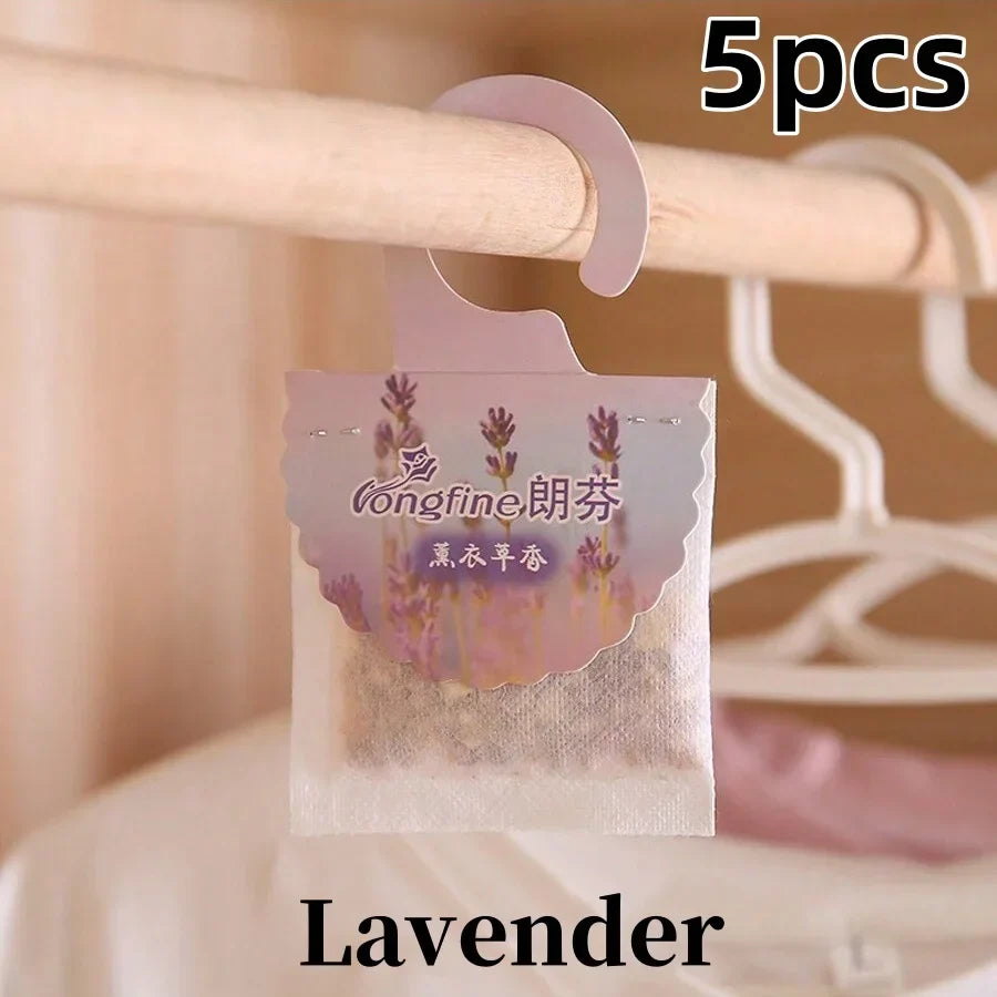 Carvallo Doftpåsar för garderob & rum | 5/10 stycken | Långvarig doft | Med hängare | Aromaterapi & luftrensare Carvallo