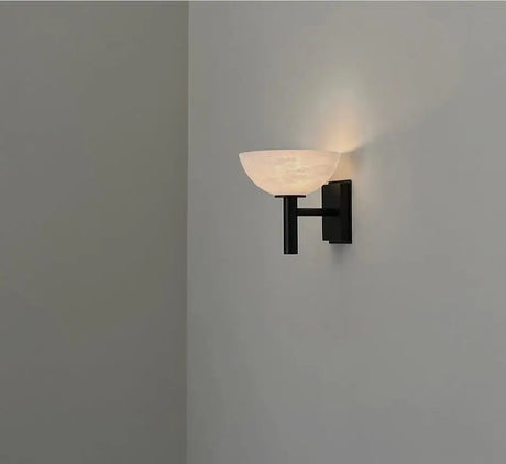 MarbleLuxe - Lyxig Antik Marmor Vägglampa för Sovrum och Vardagsrum Carvallo