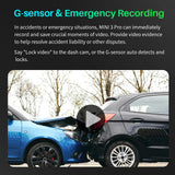 Royallure Mini Dash Cam med WiFi, röststyrning och 24H parkeringsvideoinspelare Carvallo