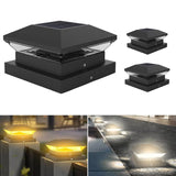 Carvallo-Pfostenleuchte LumiColumna | Varm- & Kallvit justerbar | IP65 Vattentät | För staket, trädgård & torpspelare Carvallo