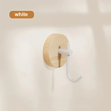 Carvallo Holzhaken Woodiva WallHook | Massivt trä valnöt | Nyckel-, handduks- & rockkrok | För kök, badrum & hall Carvallo