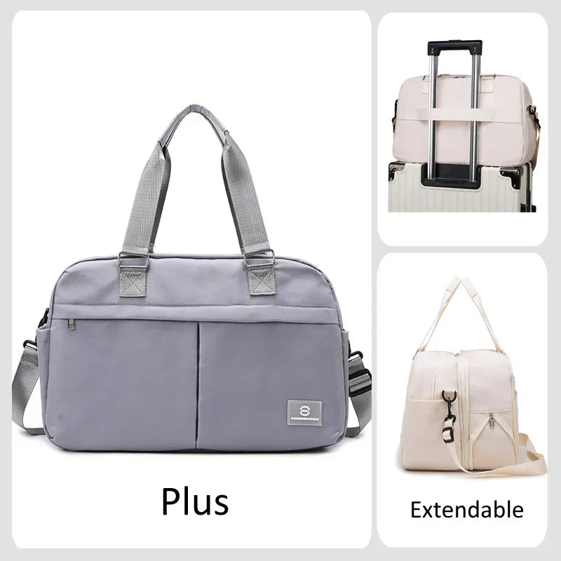 Carvallo Resväska Stor | Utbyggbar & Flerlager | Handbagage & Helgväska | Mycket Förvaringsutrymme Carvallo