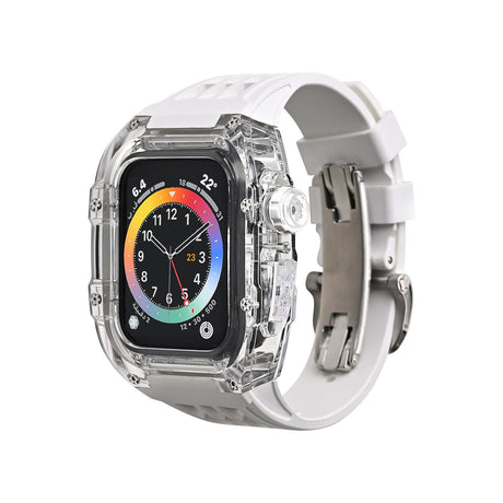 Apple Watch genomskinligt fallband-Phone Accessories-Hemnix-Vit-44mm-Hemnix