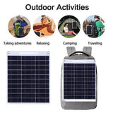 Carvallo Solarpanel SOLVION Charge 100W | 5V | Dual USB | Vattentät | Utomhus & Camping Carvallo