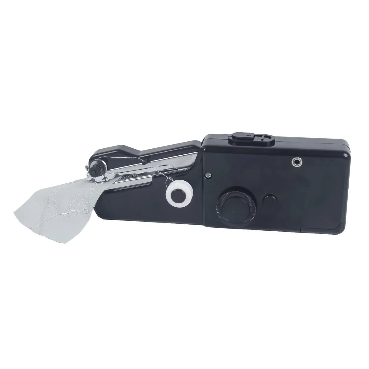 Carvallo Mini Symaskin | Bärbar & Praktisk | För DIY & Reparationer på språng | Vit/Rosa/Svart Carvallo