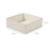 Carvallo Organizer | Fällbar & Andningsbar | Perfekt ordning för underkläder & strumpor | Tyg i Beige Carvallo