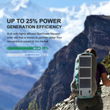 Carvallo Solpanel HeliGo Light | 15–30 W | USB-utgång & 3-i-1-laddkabel | Ultralätt & Bärbar | För camping, vandring & nödsituationer Carvallo