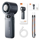 Carvallo 3-i-1 Bärbar Fläkt F5PRO | Hängande, Bord- & Handfläkt | 38000 mAh Batteri | LED-display & Omedelbar kylning Carvallo