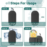 Carvallo-Eisroller FrostiGlow | Återanvändbar & BPA-fri | För strålande hud & mindre svullnad Carvallo