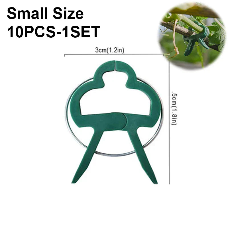 Carvallo växtklipp | Återanvändbara hållare | För tomater, grönsaker & klätterväxter | Stabil & väderbeständig Carvallo