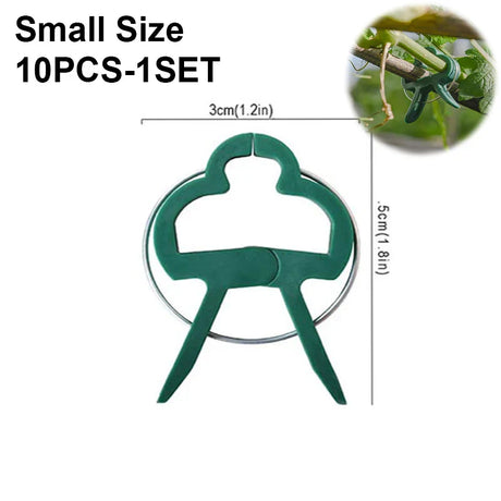 Carvallo växtklipp | Återanvändbara hållare | För tomater, grönsaker & klätterväxter | Stabil & väderbeständig Carvallo