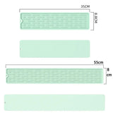 Carvallo-Ablaufmatte Drylino | 35 × 8 cm eller 55 × 8 cm | Anti-Skrapskydd för armaturer | Återanvändbar & hygienisk Carvallo