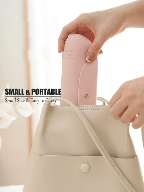 Carvallo Resekosmetiktaske Silikon | Magnetlås & Vattentät | Sminkborstfodral för på resande fot Carvallo