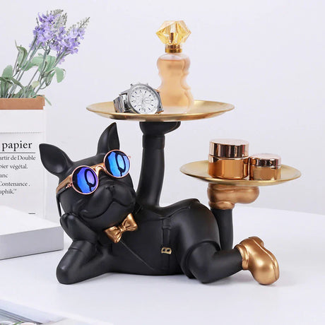 Chic Hund Figur - Lekfull & Stilig Dekor Carvallo