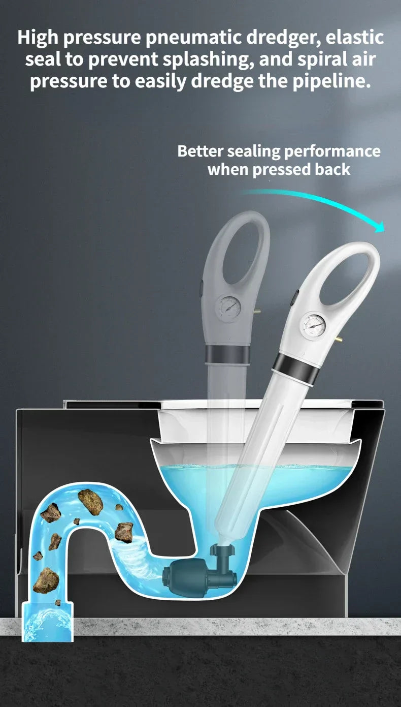 Rayvia högtrycksavloppsrensare och toalettplunger Carvallo