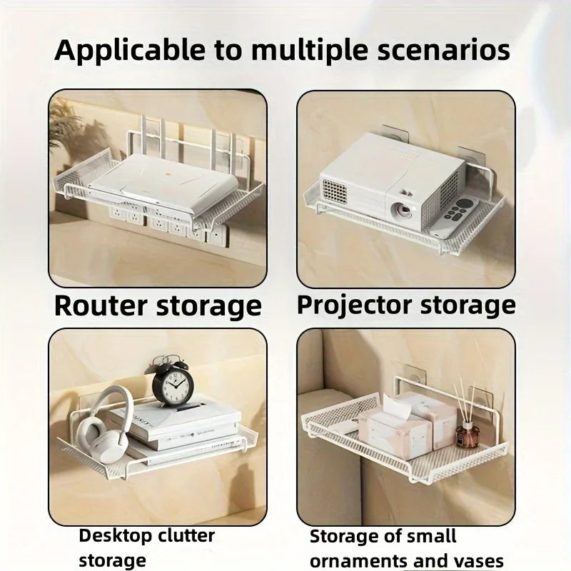 Carvallo Gridovox | Router- & TV-Box Montering | Ventilerad & Platsbesparande | Av kolstål Carvallo