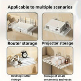 Carvallo Gridovox | Router- & TV-Box Montering | Ventilerad & Platsbesparande | Av kolstål Carvallo