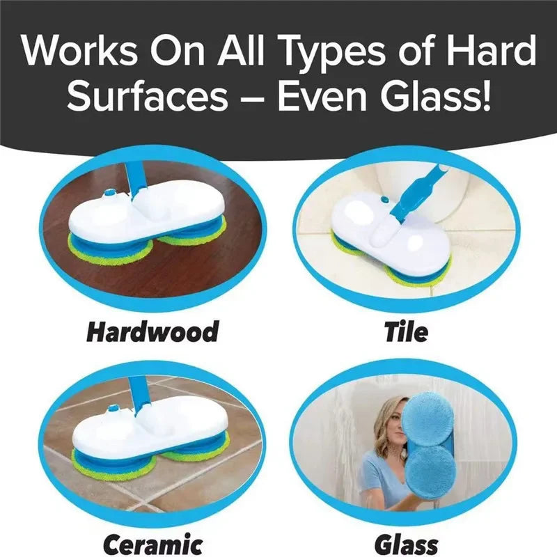 Trådlös Elektrisk Mopp Med Återanvändbara Pads Carvallo