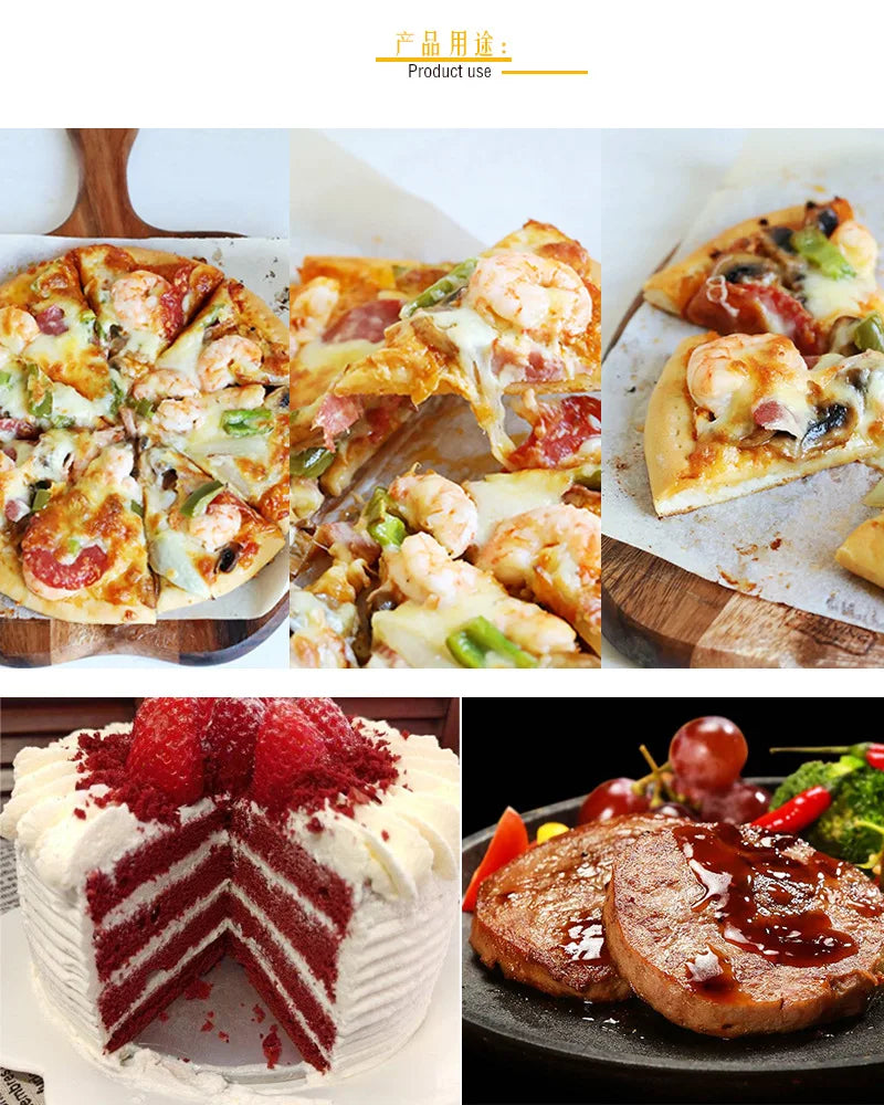 Carvallo Flippano Wood | Med trähandtag & rostfri stålsblad | För burgare, biff, pizza & BBQ Carvallo