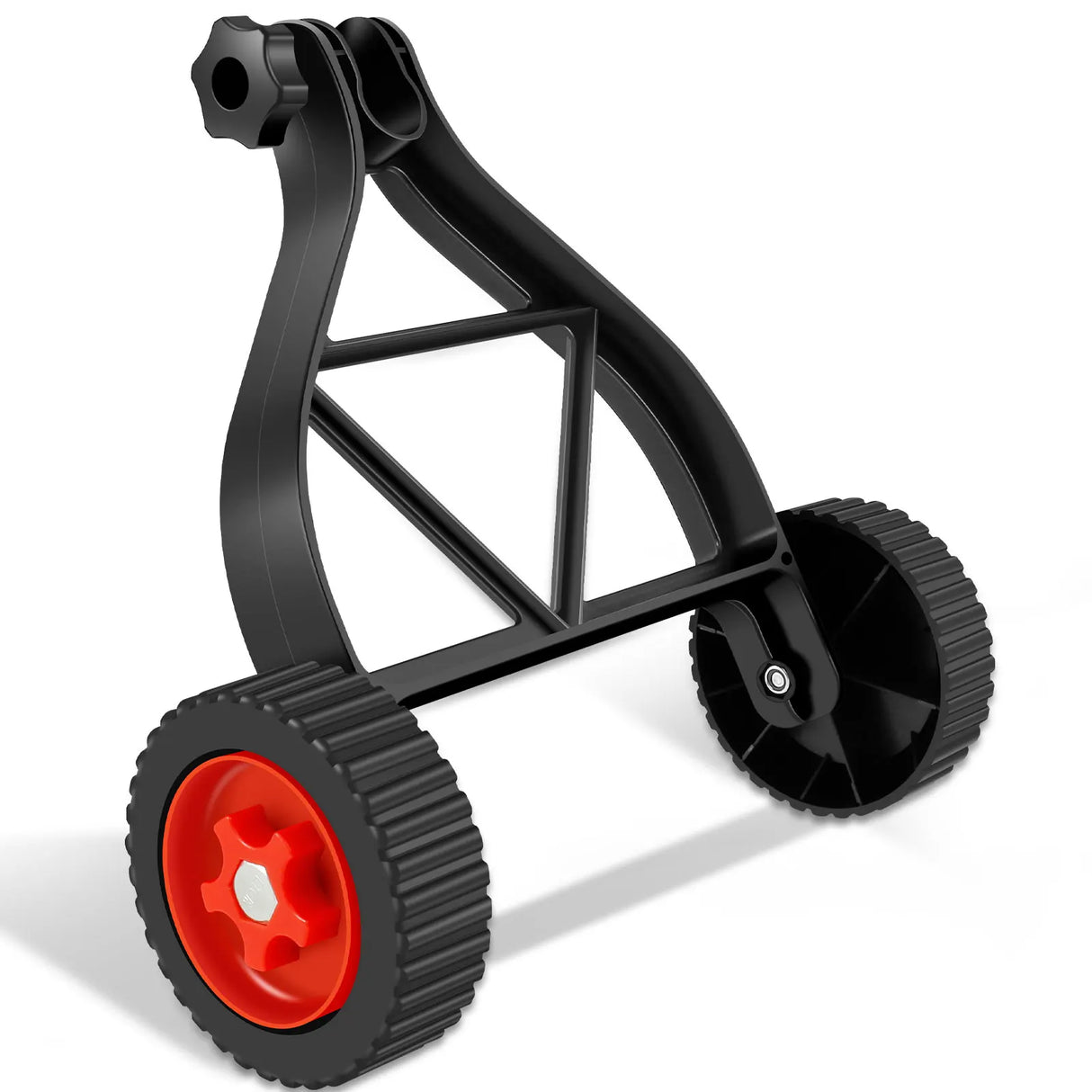 Carvallo Stützrad TRIMNOVA EasyRoll | Höj- och sänkbar | Rygg- & Armskonsäpande | För gräsklippare & motorsågar Carvallo