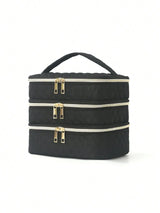 Carvallo LAVUÉ Paris | 3-lager & extra mycket förvaringsutrymme | Vattentålig & Bärbar | För resor & vardag Carvallo