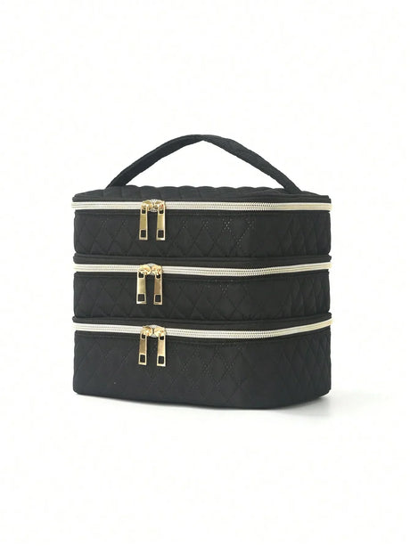 Carvallo LAVUÉ Paris | 3-lager & extra mycket förvaringsutrymme | Vattentålig & Bärbar | För resor & vardag Carvallo