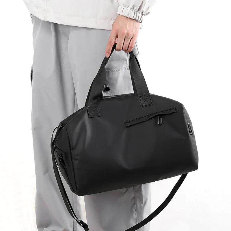 Carvallo DryFlex resväska med våtavdelning | Stort volym & vattentät | För damer & herrar | Sport, fitness & weekendutflykter Carvallo