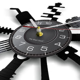 AutoReparation - Vinyl Väggklocka med Modern Garage Design Carvallo