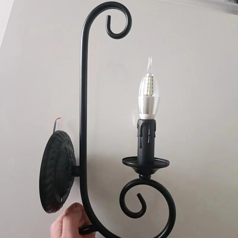 VintageGlow - Industriell Vägglampa Lång Modell För Vardagsrum & Sovrum Carvallo
