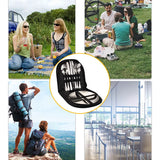 Carvallo Bestickset Silviora Gear | 10/20-delar | Rostfritt stål | För utomhus, picknick & resor Carvallo