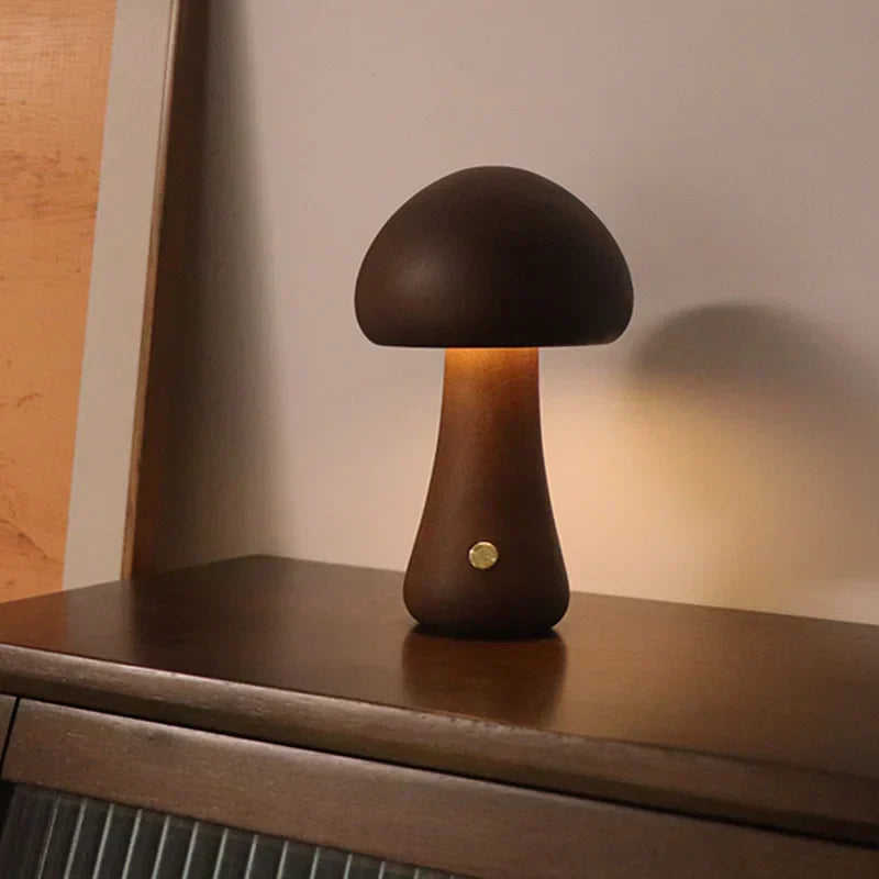 GlowMush Touch Lamp: Mjuk Ljus Dekorativ LED Bordslampa för Sovrum & Barnrum Atmosfär Carvallo