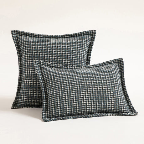 Carvallo – Klassisk Houndstooth Kuddöverdrag med Tidlös Elegans Carvallo