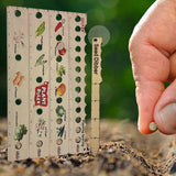 Holz Planterlinjal – Multifunktionellt frö-mätverktyg för trädgård Carvallo