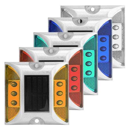 Carvallo Solar LED markbelysning | Vattentät & Stötsäker | Synlig upp till 1000 m | För infart, väg & trädgård Carvallo