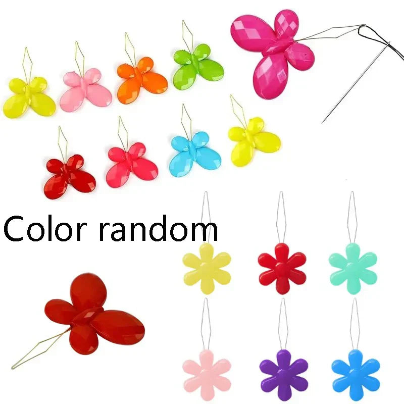 Carvallo Nadelträdare Set Mångfärgad | Trädhjälp för seniorer & nybörjare | Blomform | 10–50 stycken Slumptal Carvallo