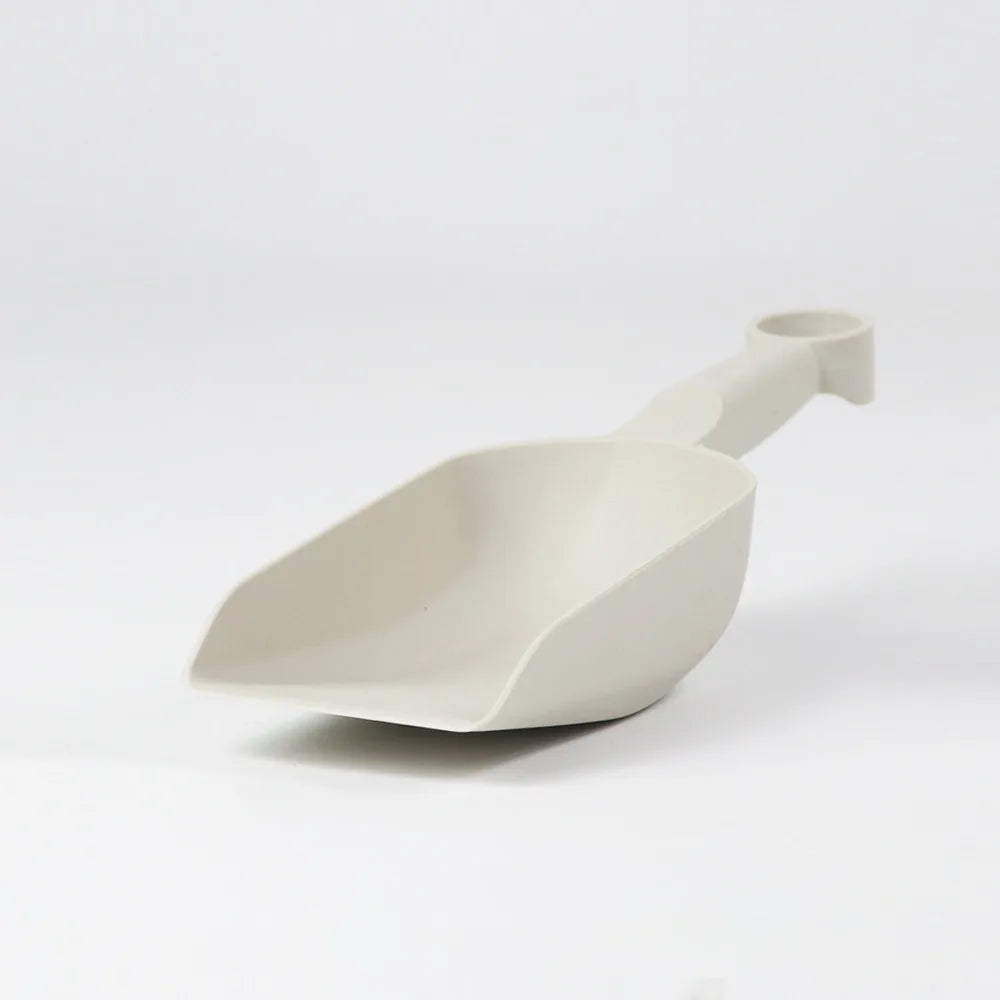 Carvallo SoilScoop trädgårdsskovel i plast | Ergonomiskt handtag & förstärkt skovelområde | Platsbesparande & lätt | För jord, sand & gödsel Carvallo