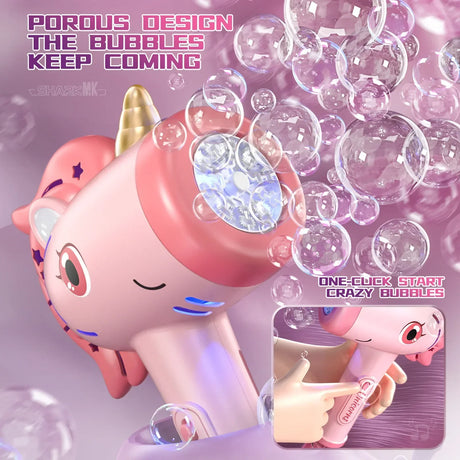 Carvallo Såpbubblestav UniMagic Bubble Wand | Med Ljus effekter | För barn & småbarn | Perfekt för trädgård & sommarfester Carvallo