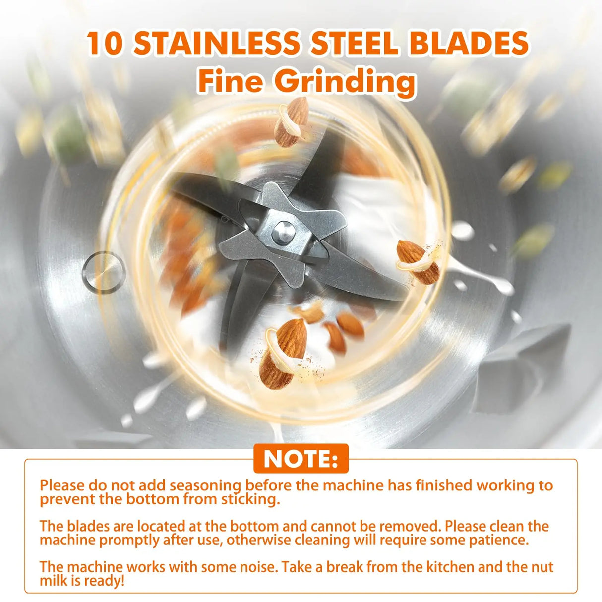 Carvallo växtmjölksberedare 8-i-1 | För nöt-, havre- & sojamjölk | 1000 ml kapacitet | BPA-fri Carvallo