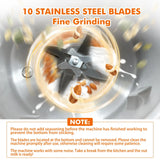 Carvallo växtmjölksberedare 8-i-1 | För nöt-, havre- & sojamjölk | 1000 ml kapacitet | BPA-fri Carvallo