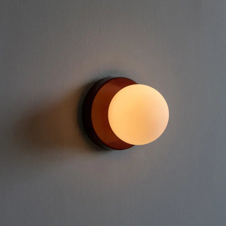 Vägglampa med glasglob Modern design Carvallo