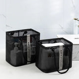 Carvallo Visibella Max | Transparent & Rymlig | För Bad, Resa & Vardag | Med Metallram & Bärhandtag Carvallo