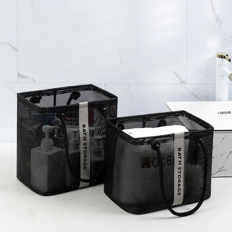 Carvallo Visibella Max | Transparent & Rymlig | För Bad, Resa & Vardag | Med Metallram & Bärhandtag Carvallo