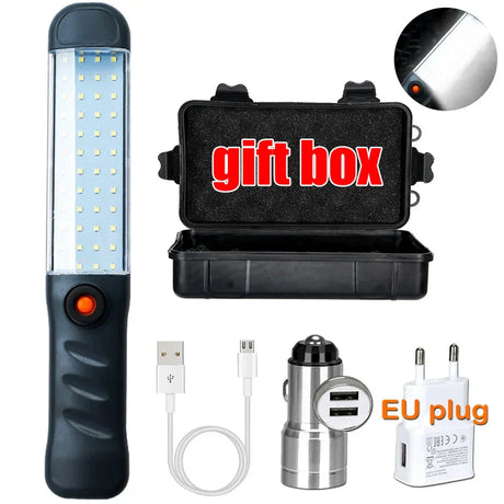 Carvallo Worklight | 20W LED arbetslampa | Magnet & krok | USB uppladdningsbar & vattentät Carvallo