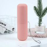 Carvallo tandbørsteetui | Bærbar opbevaringsbeholder til tandpasta & børste | Kompakt & hygiejnisk | Til rejser & udendørs Carvallo