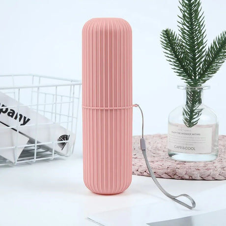 Carvallo tandbørsteetui | Bærbar opbevaringsbeholder til tandpasta & børste | Kompakt & hygiejnisk | Til rejser & udendørs Carvallo