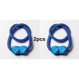 Carvallo gardinstång med magnet | 2-pack | Tjock rep-design & Stark grepp | För vardagsrum, sovrum & kök Carvallo